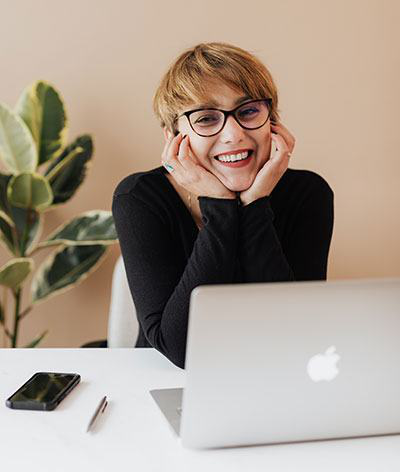 Smiling woman